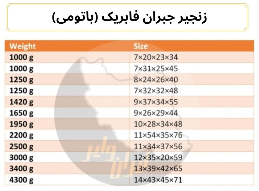 زنجیر جبران فابریک (باتومی)